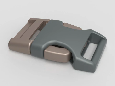 Fibbia a scatto Modello di stampa 3D