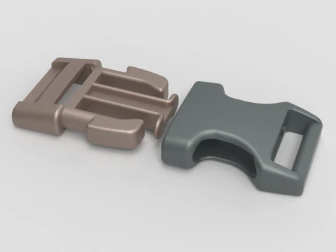 Fibbia a scatto Modello di stampa 3D