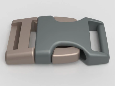 Fibbia a scatto Modello di stampa 3D