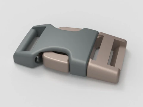Fibbia a scatto Modello di stampa 3D