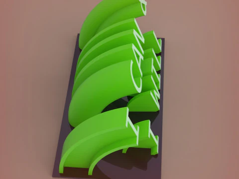Desk Motivation 3D Print Model