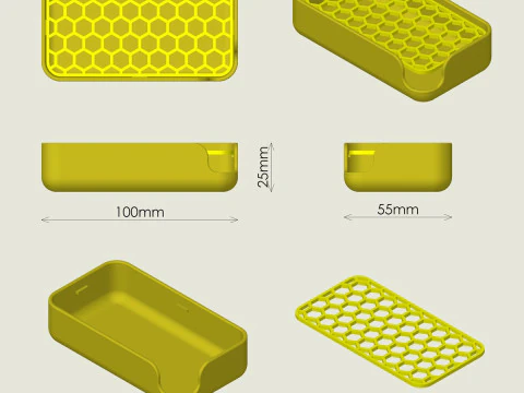Seifenhalter 3D Druckmodell