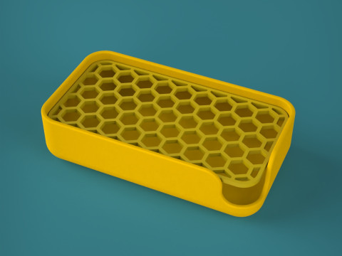 石鹸ホルダー 3Dプリントモデル