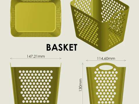 Basket 3D Print Model