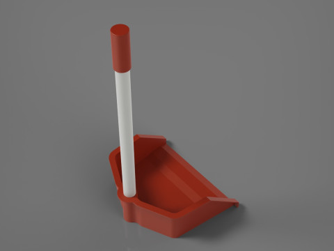 Çöp Küreği 3D Baskı Modeli