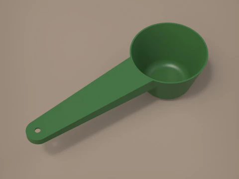 Pulverschaufel 3D Druckmodell