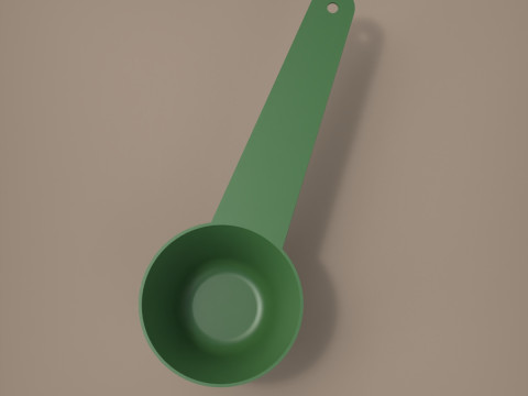 Pulverschaufel 3D Druckmodell