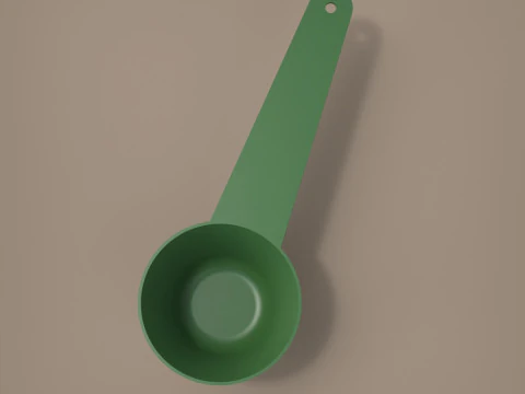 Pulverschaufel 3D Druckmodell