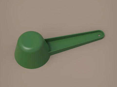 Pulverschaufel 3D Druckmodell