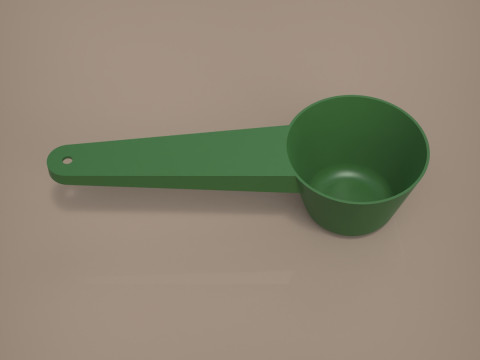 Pulverschaufel 3D Druckmodell