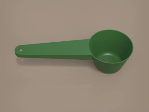 Pulverschaufel 3D Druckmodell