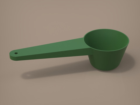 Pulverschaufel 3D Druckmodell