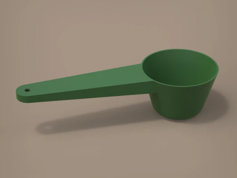 Pulverschaufel 3D Druckmodell