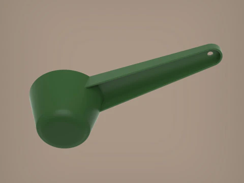 Pulverschaufel 3D Druckmodell