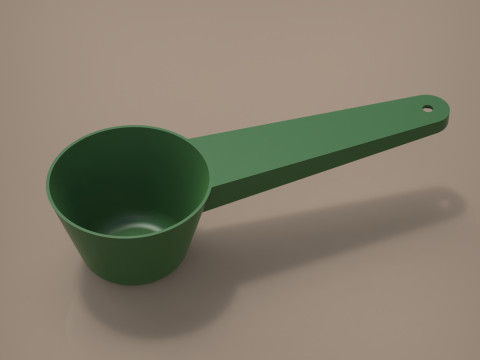 Pulverschaufel 3D Druckmodell