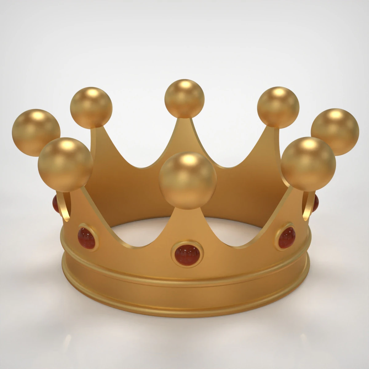 Crown 3D Print Model .c4d .max .obj .3ds .fbx .stl .blend 