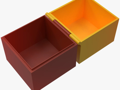 Hinged Box 3D Print Model