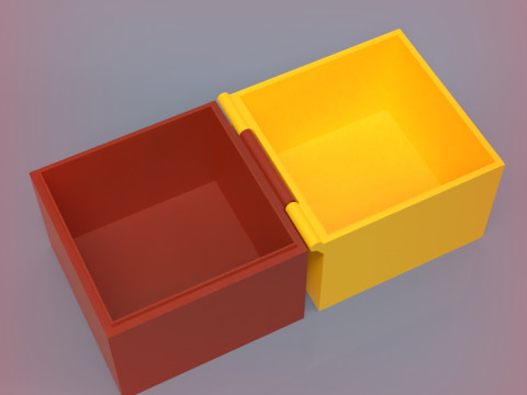 Hinged Box 3D Print Model