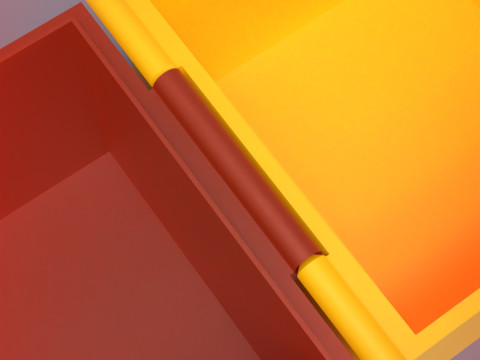 Hinged Box 3D Print Model