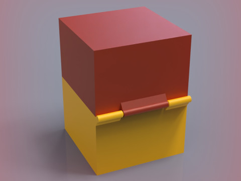 Hinged Box 3D Print Model