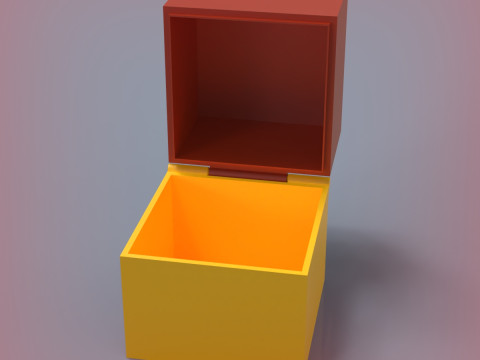 Hinged Box 3D Print Model