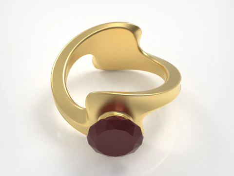 Diamond Ring 3D Print Model