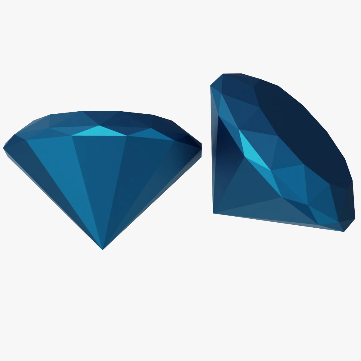 Diamond 3D Print Model .c4d .max .obj .3ds .fbx .stl .blend 