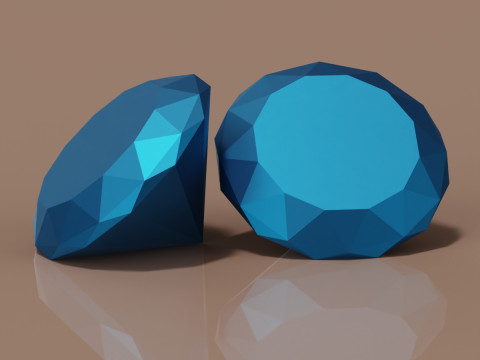 Diamant Modèles 3D en vedette