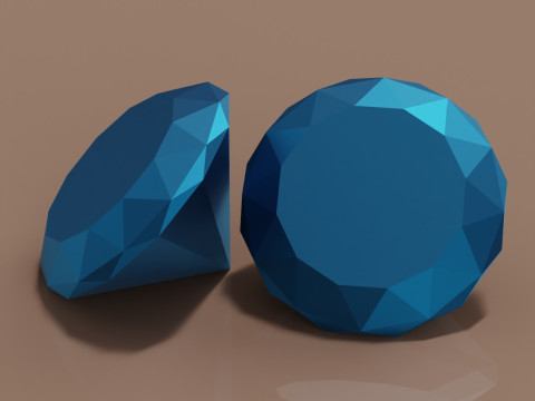 Diamant Modèles 3D en vedette