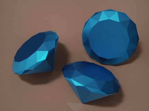 Diamant Modèles 3D en vedette