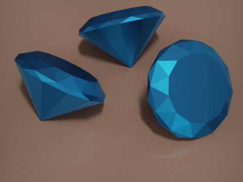 Diamant Modèles 3D en vedette