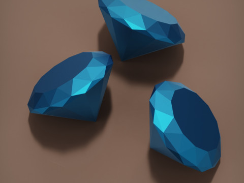 Diamant Modèles 3D en vedette