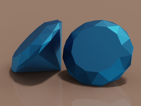 Diamant Modèles 3D en vedette
