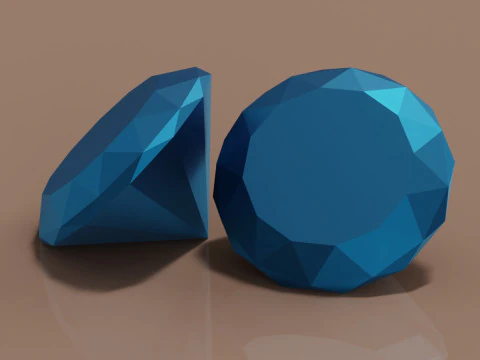 Diamond 3D Print Model