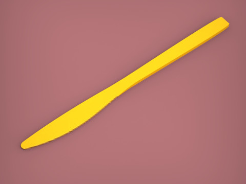 Eating Knife 3D Print Model