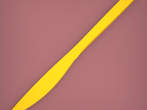 Eating Knife 3D Print Model