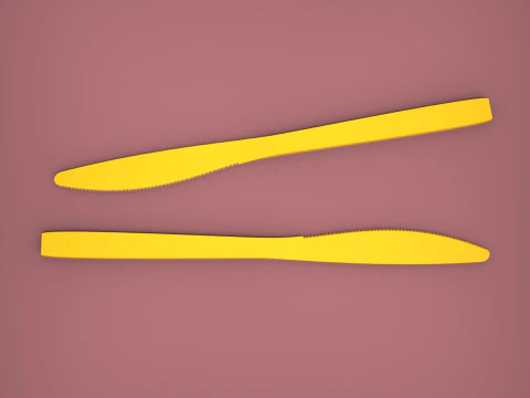 Eating Knife 3D Print Model