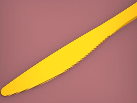 Eating Knife 3D Print Model