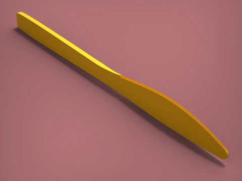 Eating Knife 3D Print Model