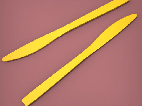 Eating Knife 3D Print Model