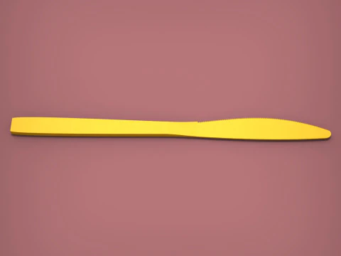 Eating Knife 3D Print Model