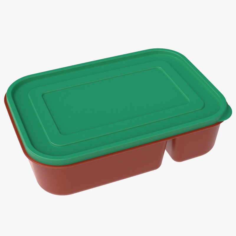 弁当箱 3Dプリントモデル .c4d .max .obj .3ds .fbx .stl .blend 