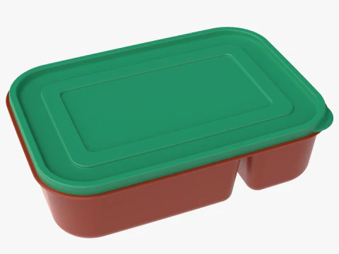 Lunch Box 3D Print Model