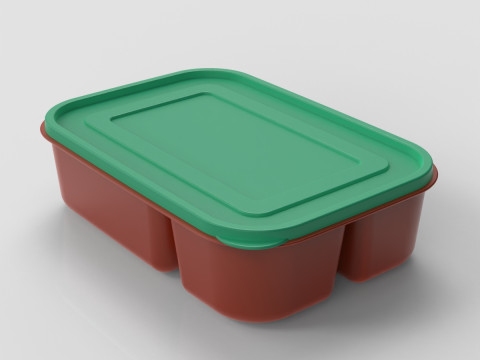 弁当箱 3Dプリントモデル