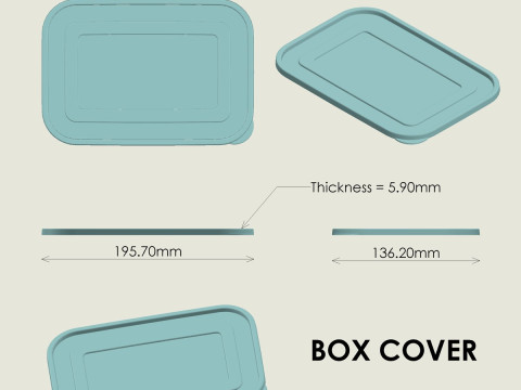 弁当箱 3Dプリントモデル