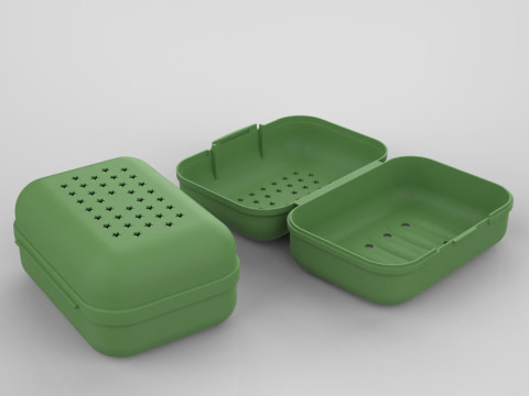 Caixa de sabonete Modelo de Impressão 3D