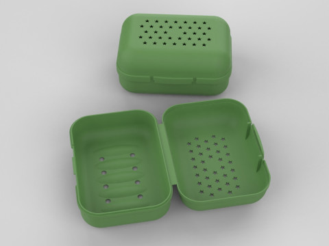Caixa de sabonete Modelo de Impressão 3D