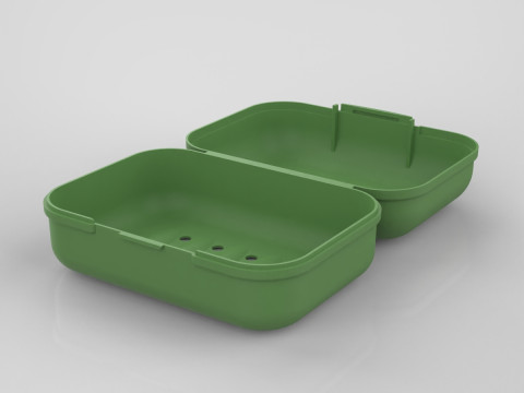 Caixa de sabonete Modelo de Impressão 3D