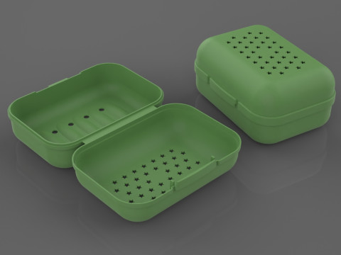 Caixa de sabonete Modelo de Impressão 3D