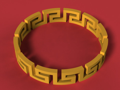 Bracelet Unique Modèles 3D en vedette